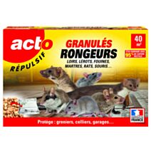 Granulés Répulsif Rongeurs 40m² - ACTO