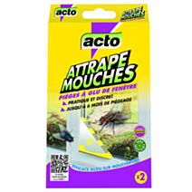 2 Pièges à Mouches d'angles de fenêtres - ACTO