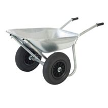 Brouette jardinage galva 2 roues