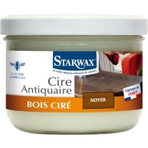 Cire antiquaire pâte pour bois cirés ton noyer