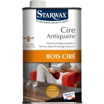 Cire antiquaire liquide bois ciré chêne rustique - STARWAX