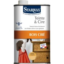 Teinte & cire liquide ton chêne moyen 500ml
