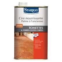 Cire Nourrissante pour Tomettes et Terres Cuites Incolore 1L - STARWAX