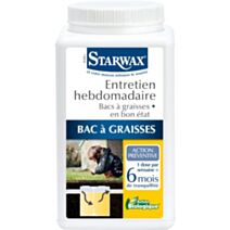 Entretien bac à graisses hebdomadaire 6 mois 750gr - STARWAX