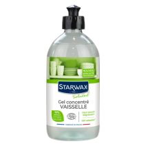 Gel vaisselle concentré Ecocert 500ml - STARWAX SOLUVERT