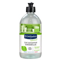 Gel vaisselle concentré Ecocert 500ml - STARWAX SOLUVERT