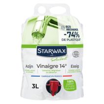 Vinaigre 14 ° eco recharge 3L ecocert - STARWAX