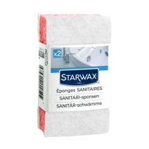 Lot de 2 éponges sanitaires pour salle de bain - STARWAX