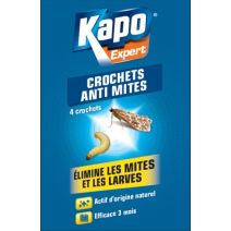 4 Crochets anti- mites et larves - K.PRO