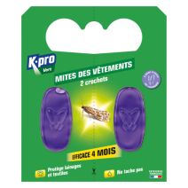 2 crochets anti mites des vêtements - K.PRO