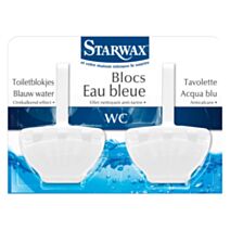 Blocs eau bleue cuvettes WC 2 X 40gr - STARWAX
