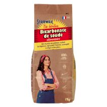 Bicarbonate de soude alimentaire 1kg - STARWAX THE FABULOUS