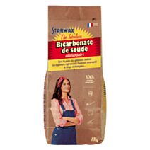 Bicarbonate de soude alimentaire 1kg - STARWAX THE FABULOUS