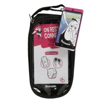 Jeu de 4 tapis caoutchouc noir