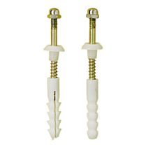 2 Vis métal pour fixation cuvette WC/bidet au sol - WIRQUIN