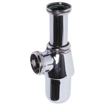 Siphon de lavabo en laiton chromé - WIRQUIN