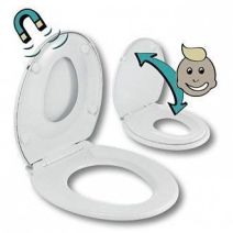 Abattant WC casual line soft close avec réducteur enfant intégré -WIRQUIN