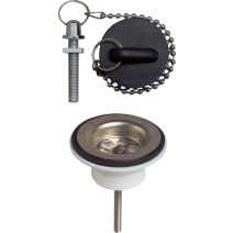 Bonde de lavabo à bouchon - WIRQUIN