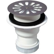 Bonde de douche pour receveur Ø60 mm sortie verticale - WIRQUIN