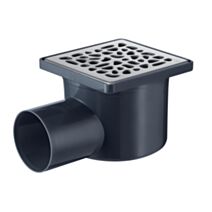 Siphon de sol maçonner l'italienne 10 x 10 cm - WIRQUIN