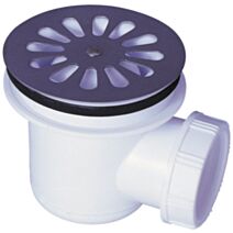 Bonde de douche Ø60 mm sortie horizontale - WIRQUIN