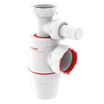 Siphon NEO pour évier 1"1/2 x Ø 40 mm avec prise machine à laver - WIRQUIN