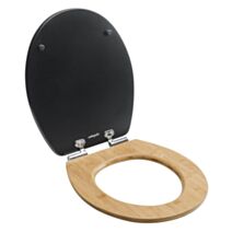 Abattant WC MDF décoré bambou noir - WIRQUIN