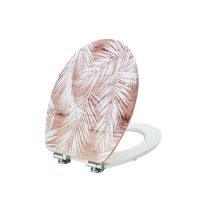 Abattant WC MDF décoré Palmier bois - WIRQUIN