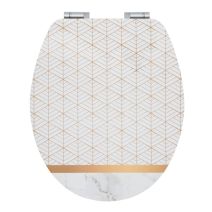 Abattant MDF (fibres de bois) DIPLOMAT décor MARBRE DORE WIRQUIN