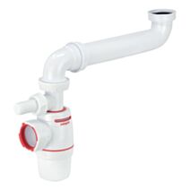Siphon déporté Neo Air pour évier 1 bac blanc - WIRQUIN