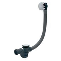Vidage NF baignoire incluant bonde, trop-plein et siphon compact Cobra - WIRQUIN