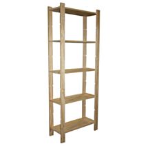 Etagère de rangement 5 tablettes en pin naturel
