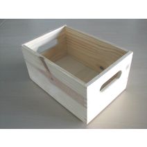 Caisse de rangement en pin 30x20x15cm