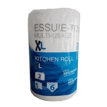 Essuie tout 300feuilles 2plis blanc ecolabel