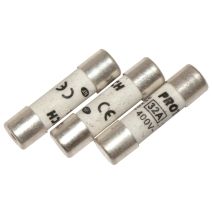 Pack de 3 fusibles 10,3x38 céramique à voyant 32a