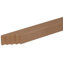 Lot de 5 plinthes mdf brut 