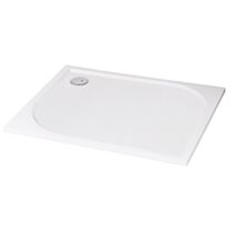 Receveur de douche à poser Hestia 80x120cmx3cm résine blanc - ONDEE