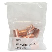 Lot de 10 manchons à souder de diamètre 14