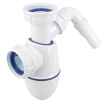 Siphon évier joints intégrés et prise machine a laver