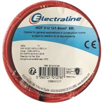 Cour.Film HO7 V-U 1x1.5mm² Rouge 5M