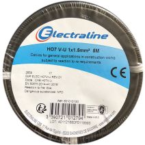 Cour.Film HO7 V-U 1x1.5mm² Noir 5M