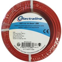 Cour.Film HO7 V-U 1x1.5mm² Rouge 25M