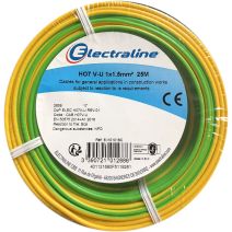 Cour.Film HO7 V-U 1x1.5mm² V/Jaune 25M