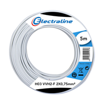 COUR.FILM HO3 VVH2-F 2X0,75 5M BLANC