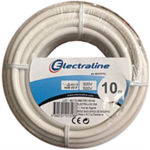 Cour.Film HO5 VV-F 3G1.5mm² Blanc 10M