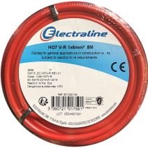Cour.Film HO7 V-R 1x6mm² Rouge 5M