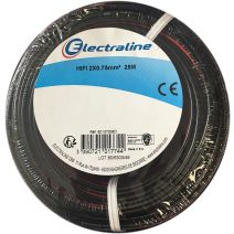 Cour.Film HIFI 2X0.75mm² N/Rouge 25M