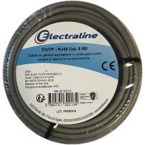 Câble RJ45 Bobinot Gris PVC longueur 5 mètres - ELECTRALINE