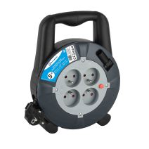 Enrouleur - K7  Gris/Noir - 3G1,5MM² 5M 16A