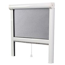 Moustiquaire Enrouleur Cadre Alu L1,25xH1,60m Blanc - MOUSTIKIT CONFORT